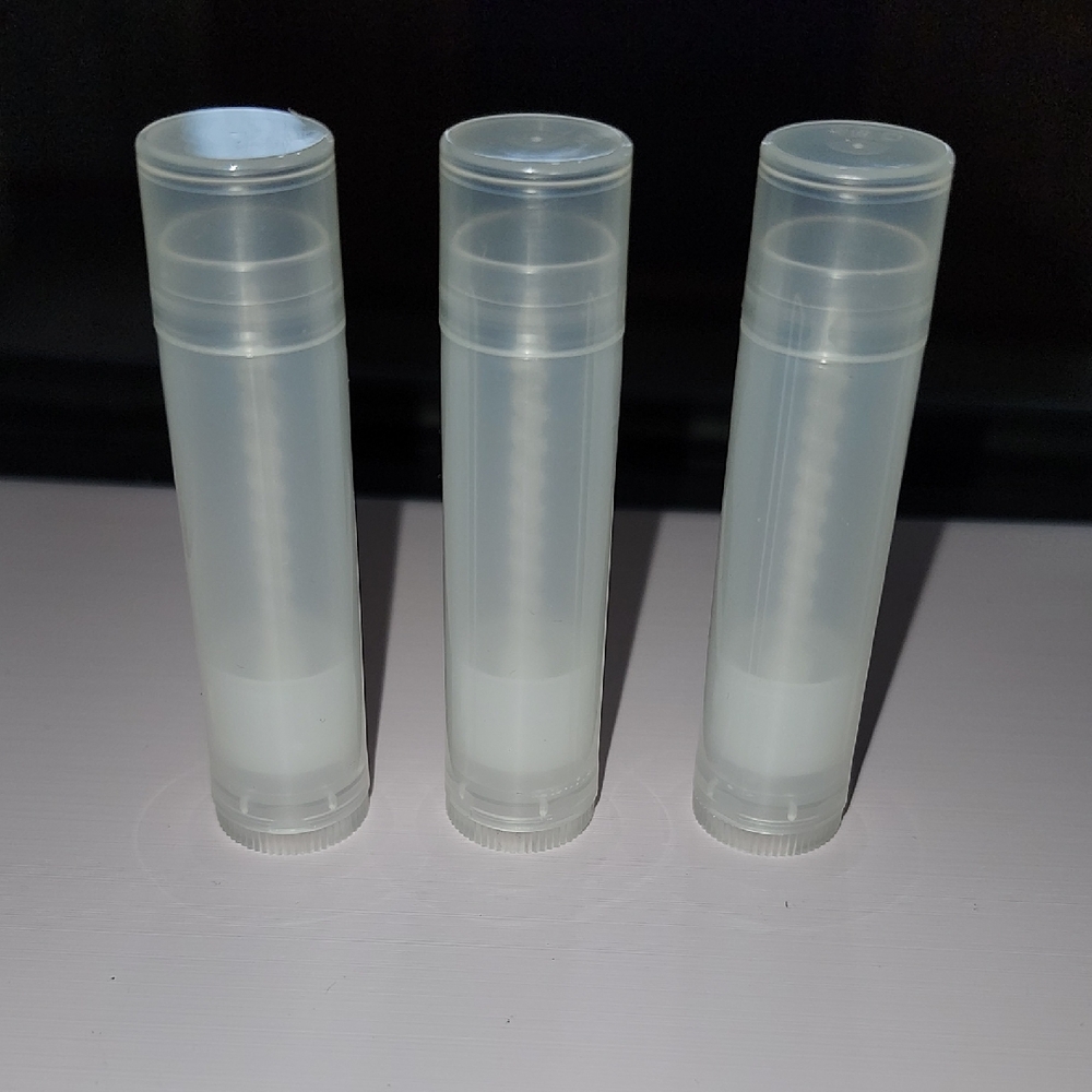 Clear Lip Balm Chapstick Lipstick Tubes, Empty DIY Unfilled Makeup NEW!